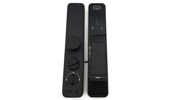 Розумний дверний біометричний замок PES Boxer Face-ID чорний