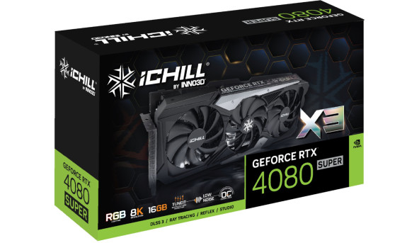 GeForce RTX4080 Super Inno3D iChill X3, 16GB GDDR6X, 256bit, PCI Express - 603083