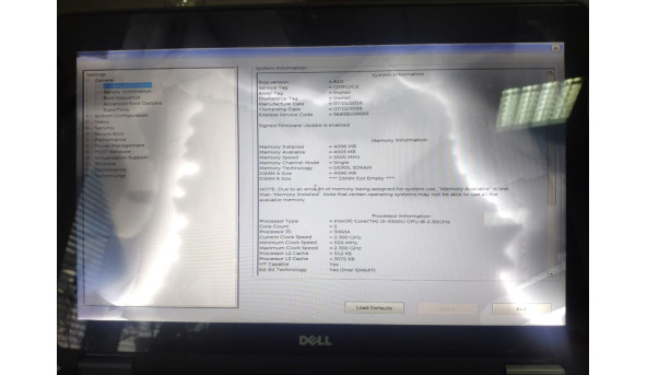 Материнська плата Dell Latitude E7250 ZBZ00 LA-A971P Б/В - 603095