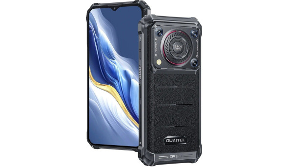 Смартфон Oukitel WP36 6.52" HD /8GB+128GB/ MT8788 /10600mAh /13+5Мп/ IP69K /NFC Black - 603252