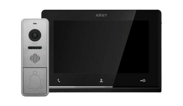 Комплект домофонный ARNY AVD-7143 (AVD-710 2Мп IPS + AVP-NG430 2Мп), Black + Silver