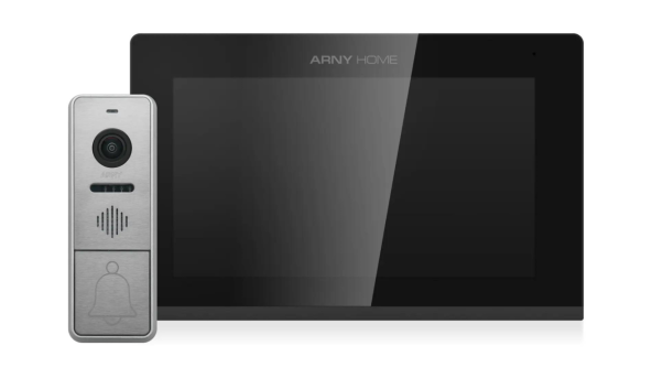 Комплект домофонный ARNY AVD-7443A (AVP-742А 7" Wi-Fi IPS + AVP-NG430 2Мп), Black + Gray