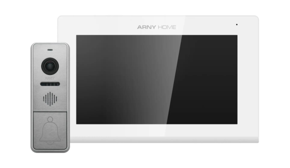 Комплект домофонный ARNY AVD-7443A (AVP-742А 7" Wi-Fi IPS + AVP-NG430 2Мп), White + Gray