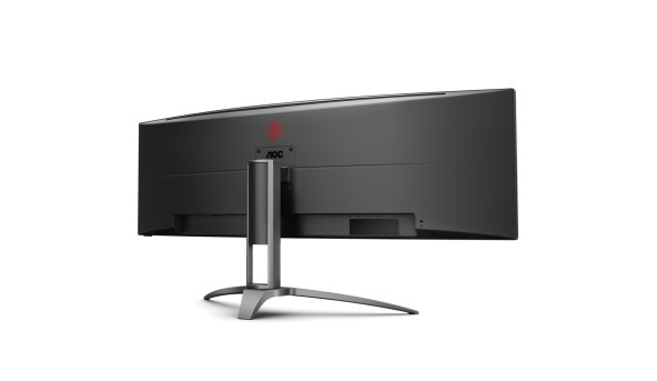TFT 49" AOC AG493UCX2, VA, 5120x1440, 165Гц, вигн., HDMIx3, DP, USB-C, USB-hub, HAS, кол, чорний - 603393