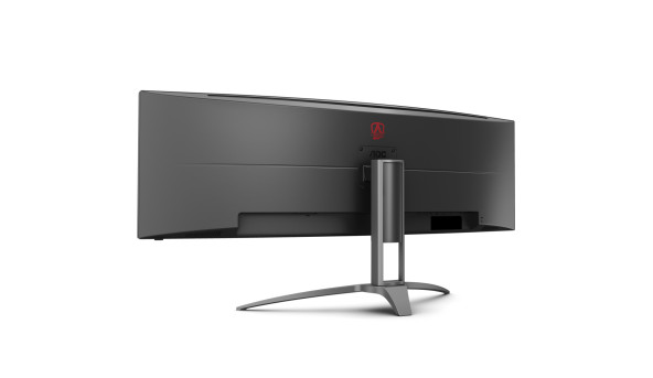 TFT 49" AOC AG493UCX2, VA, 5120x1440, 165Гц, вигн., HDMIx3, DP, USB-C, USB-hub, HAS, кол, чорний - 603393