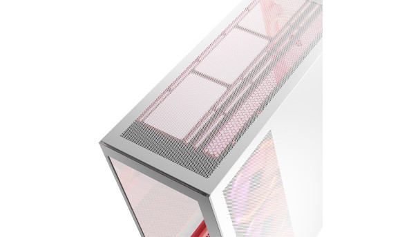 Корпус Modecom VOLCANO SPACE APEX ARGB 4x140mm fans MIDI USB 3.0x2+TYPE-C WHITE без БЖ ATX - 603442