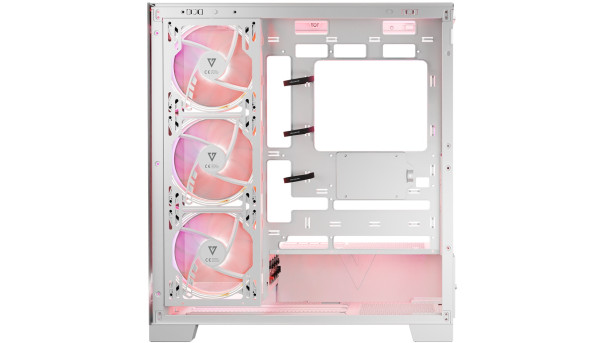 Корпус Modecom VOLCANO SPACE APEX ARGB 4x140mm fans MIDI USB 3.0x2+TYPE-C WHITE без БЖ ATX - 603442
