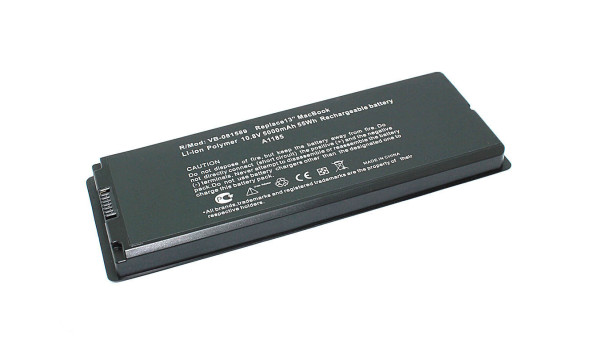 Аккумуляторная батарея для ноутбука Apple A1185 MacBook 13" A1181 (2006) 10.8V Black 5000mAh OEM