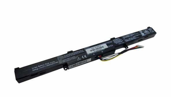 Аккумуляторная батарея для ноутбука Asus A41-X550E 14.4V Black 2600mAh OEM