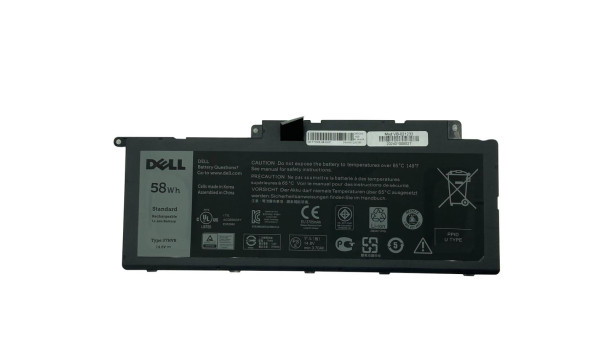 Акумулятор для ноутбука Dell F7HVR Inspiron 15-7537 14.8 В Black 3705 мАг Orig