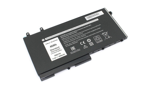 Аккумуляторная батарея для ноутбука Dell R8D7N Latitude 5400 E5400 5410 E5410 11.4V Black 4000mAh OEM