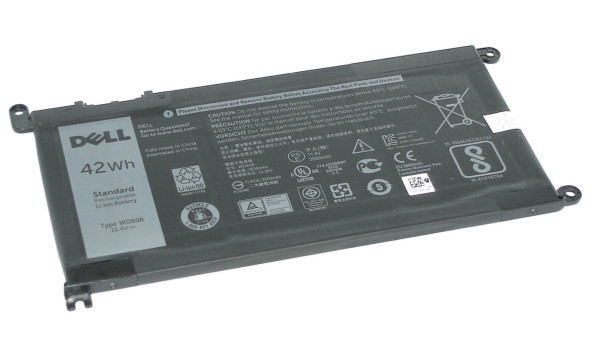 Аккумуляторная батарея для ноутбука Dell WDX0R Inspiron 15-5538 11.4V Black 3500mAh Orig
