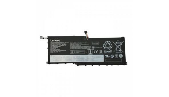 Акумулятор для ноутбука Lenovo 01AV409 ThinkPad X1 Yoga Carbon 15.2 В Black 3290 мАг Orig