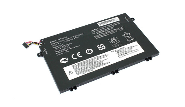 Аккумуляторная батарея для ноутбука Lenovo L17L3P52 ThinkPad E485 11.1V Black 3600mAh OEM