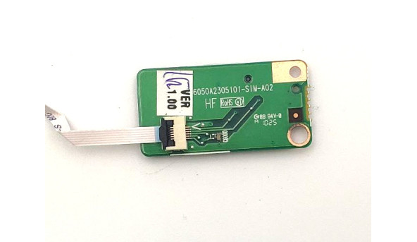 Плата SIM Card Reader для ноутбука Dell Vostro V13 Latitude 13 6050A2305101 Б/У - 603997