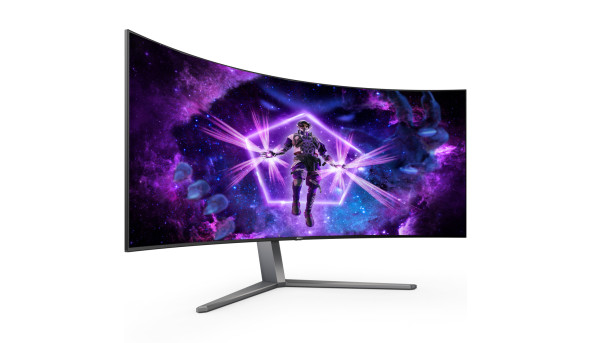 TFT 44.5" AOC AG456UCZD, OLED WQHD, 240Hz, 0,3ms, 2xHDMI, DP, USB-C, USB-hub, HAS, чорной - 604302