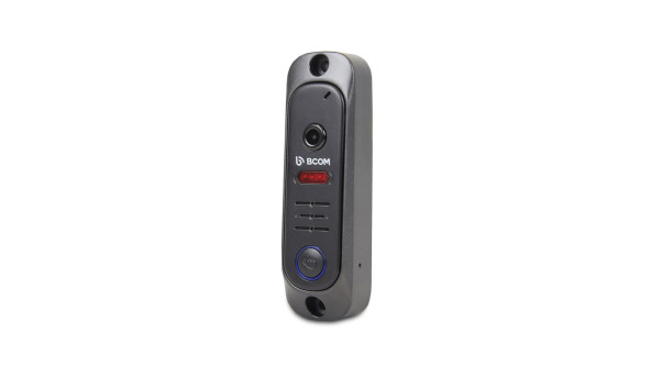 Комплект відеодомофона BCOM BD-480 Black Kit: відеодомофон 4" і відеопанель