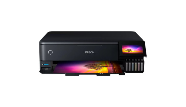 БФП А3 Ink Epson L8180 (16 стор/хв, 5760 x 1440 dpi, Wi-Fi, Ethernet, СБПЧ, чорний) Фабрика Друку