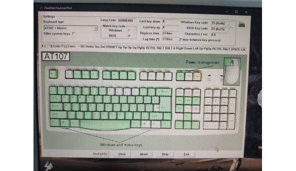 Клавиатура для ноутбука Lenovo Thinkpad T14 Gen 1 SN20V43964 Б/У