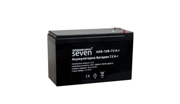 Акумуляторна батарея SEVEN 12В/7,2Аг - 605737
