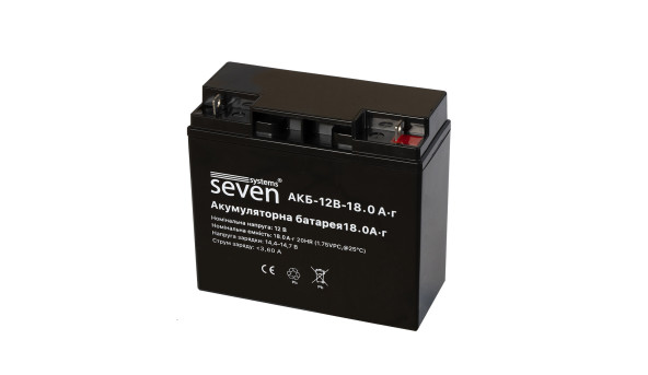 Акумуляторна батарея SEVEN 12В/18Аг - 605745