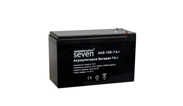 Акумуляторна батарея SEVEN 12В/7Аг - 605877