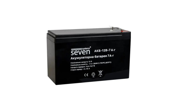 Акумуляторна батарея SEVEN 12В/7Аг - 605877