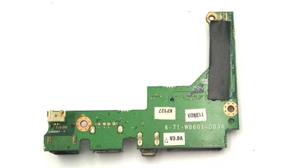 Доп. плата Clevo E633 GT, W860CU W86CU 6-71-W8601-D03A Б/У - 606175