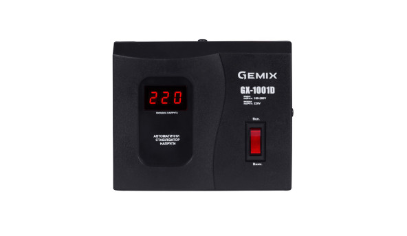 Стабілізатор напруги Gemix GMX-1001D, 700Вт, релейний, стрілочний