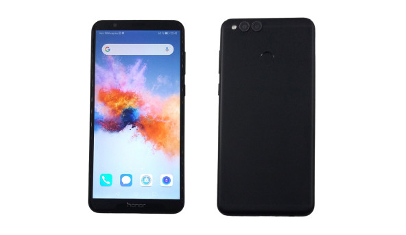 Смартфон Honor 7X HiSilicon Kirin 659 4/64 GB 8/16+2 MP Android 9 [IPS 5.9"] - Б/У - 606548
