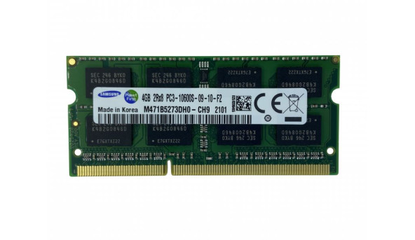 Модуль памяти Samsung SODIMM DDR3 4Гб 1333 MHz