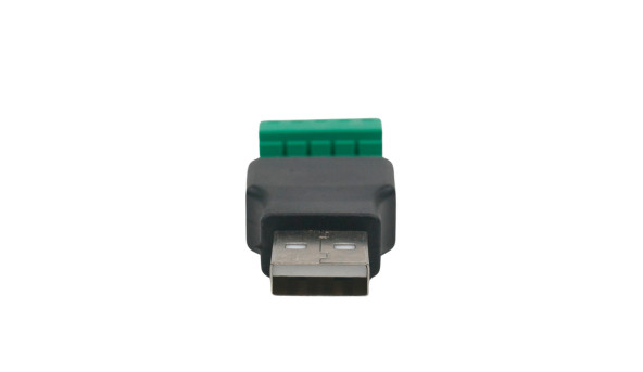 Разъем USB под зажим (male)