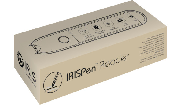 Сканер-ручка Canon IRISPen Reader 8 (USB, 1200 mAh, RAM 2GB/ROM 16GB, портативний, чорно-білий)