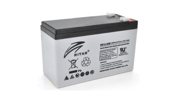 Акумуляторна батарея Ritar HR1290 12В/9Ач - 610184