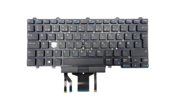 Клавіатура для ноутбука Dell Latitude 3340 E5450 E5470 E5480 E5490 E7480 7490 E7470 E7450 0W24RK 08NC1K PK1313D1B16 Б/В