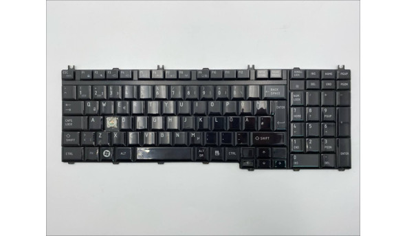 Клавиатура для ноутбука Toshiba Satellite A500, L350, L500, L550, P200, P300, P500, P505, Б/У