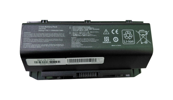 Акумулятор для ноутбука Asus A42-G750 15 В Black 5200 мАг OEM