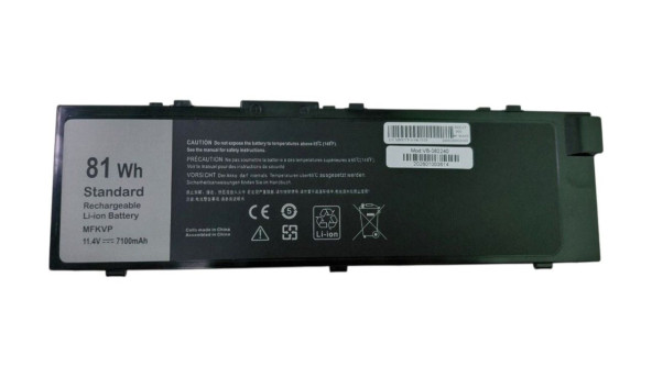 Акумулятор для ноутбука Dell 0FNY7 Precision 15 7520 11.4 В Black 7100 мАг OEM