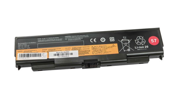Акумулятор для ноутбука Lenovo 45N1145 ThinkPad T440P 10.8 В Black 5200 мАг OEM