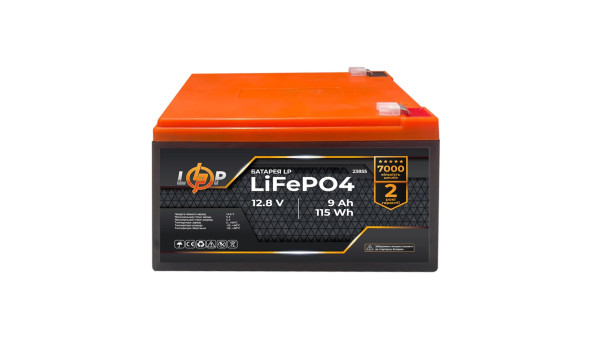 Аккумулятор LP LiFePО4 12,8V - 9 Ah (115,2Wh) - 613007