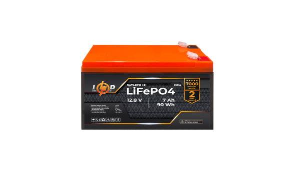 Акумулятор LP LiFePO4 12,8V - 7Ah (90Wh)