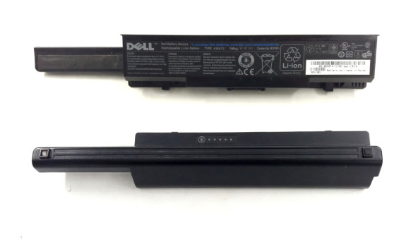 Батарея акумулятор для ноутбука Dell Studio 1737 KM973 11.1V 6600mAh Li-Ion Б/У - износ 20-25%