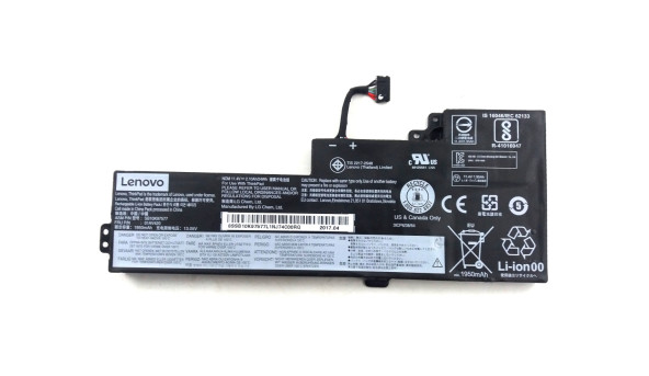 Оригинальная батарея акумулятор для ноутбука Lenovo IdeaPad U350 57Y6265 41Wh 14.8V Li-Ion Б/У - износ 20-25 %