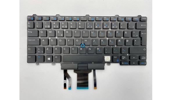 Клавиатура для ноутбука Dell Latitude 3340 E5450 E5470 E5480 E5490 E7480 7490 E7470 E7450 0W24RK 08NC1K PK1313D1B16 Б/У