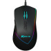 Мишка XTRIKE ME GM-320, ігрова 12800dpi., 9кн. Huano, RGB, чорна