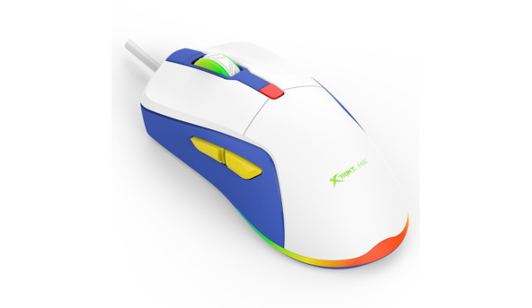 Мишка XTRIKE ME GM-227, ігрова 3600dpi., 6кн., LED, біла