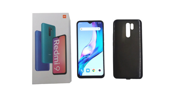 Смартфон Xiaomi Redmi 9 NFC MediaTek Helio G80 4/64 GB Gorilla Glass Android 12 [6.53"] - Б/В - 613434