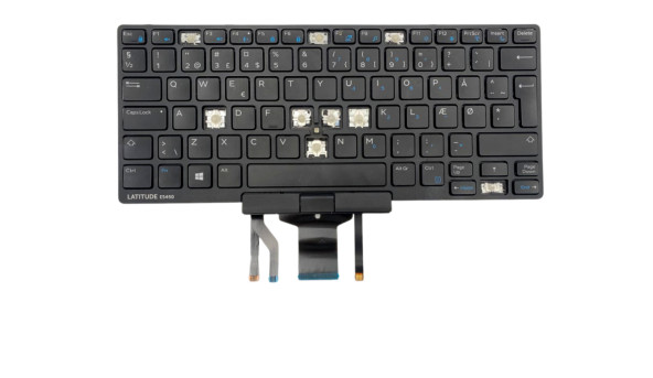 Клавиатура для ноутбука Dell Latitude 3340 E5450 E5470 E5480 E5490 E7480 7490 E7470 E7450 0W24RK 08NC1K PK1313D1B16 Б/У