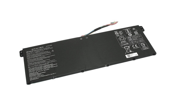 Аккумуляторная батарея для ноутбука Acer AC14B7K Aspire Swift 3 SF3 15.28V Black 3320mAh OEM