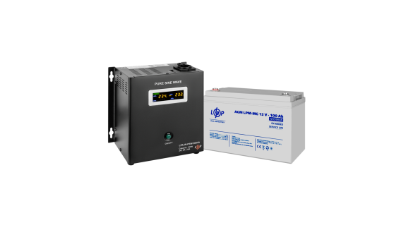 Комплект резервного питания ИБП + мультигелевая батарея (UPS W500 + АКБ MG 1200Wh)